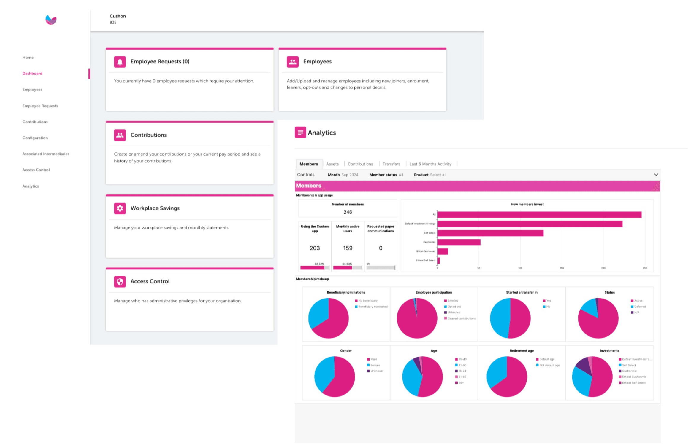 Employer portal
