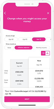 Cushon app target age